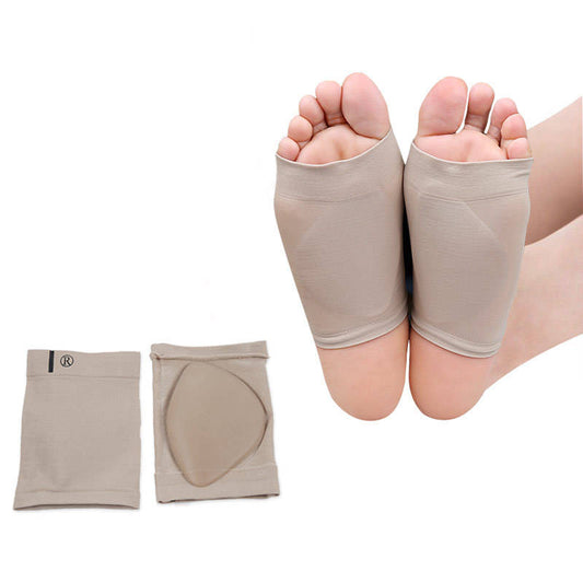 Arch Support Pad Sleeves with Gel Cushions for Foot Pain Relief, Flat Feet & Plantar Fasciitis, Metatarsal Arch Support for Running, Walking & Daily Comfort Multicolor 1 Pair