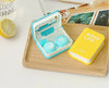 Book Shape Contact Lens Case Contact Eyes Lens Case With Mirror For Travel Case 1pc