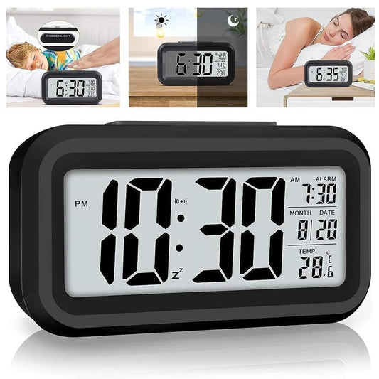 Digital Alarm Table Clock With Bedroom Bedside Clock, Office Desk 1pc