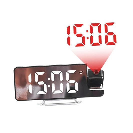 Digital Projection Alarm Clock Bedroom Decor Date Display 1 pc