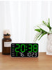 LED Digital Wall Clock | Voice Control, Temperature & Date Display, Week & 12/24H Format, Adjustable Brightness, X6636 Home & Office Decor 1pc