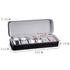 Luxury Leather Watch Box Premium 6 Slot Watch Organizer Box For Watch Collectors, Gifts 1 pc