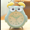 Owl Shaped Alarm Clock With Ring Bell Light For Kids Bedroom 1pc