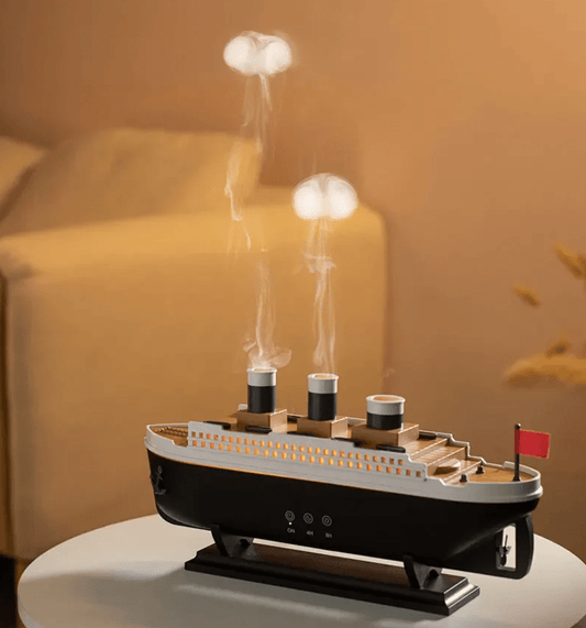 Titanic Humidifier Aroma Diffuser Steamship Essential Oil Air Humidifier with Remote