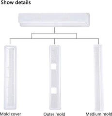 Sushi Rolls Mold Sushi Making Kit – Japanese Onigiri Rice Ball Maker, Plastic DIY Sushi Roll Mold Kitchen Tools Set White 1