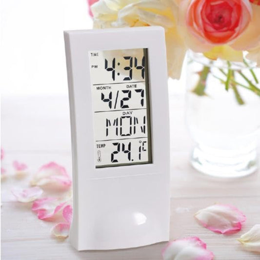 Transparent Screen Digital Clock Transparent Display Desk Digital Alarm Clock 1 pc