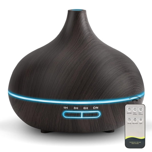 Humidifier Aroma Diffuser 500ML Essential Oil Diffuser with Remote