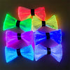 LED Light Up Bow Tie – RGB Color Changing Luminous Bowtie for Parties, Weddings, DJ, Club & Costume Events 1pc Random