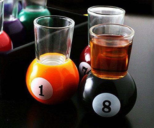 9-Cup Billiards-Themed Drinking Game Set Bar Gambling Party Games For Adults With Cups And Shots 1pc