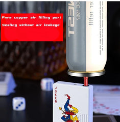 Ace of Spades Jet Lighter Antique Windproof Refillable Pocket Lighter