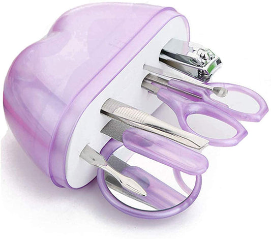 Apple Shaped Manicure Set Nail Art Clippers And Scissors Tools 1pc