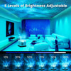 Ocean Wave Ripple Projector Night Lamp With Remote Control For Restaurant, Home Decor 1pc