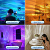 Ocean Wave Ripple Projector Night Lamp With Remote Control For Restaurant, Home Decor 1pc