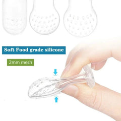 Baby Fruit Feeder Pacifier – BPA Free Silicone Fruit & Juice Nibbler Teether for Babies | Safe Food Feeder Nipple with Protective Cap for Fruits & Teething Relief Random 1pc