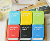 Book Shape Contact Lens Case Contact Eyes Lens Case With Mirror For Travel Case 1pc