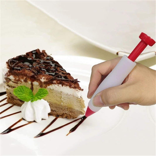 Cake Decorating Icing Pen Syringe Tip Muffin Cake Cookie Pastry Pen  1 pc