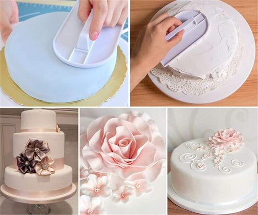 Cake Smoother Fondant Modelling Cake Decorating Icing Tool 1pc