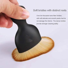 Car Interior Cleaning Brush – Soft Scratch-Free Detailing Brush for Dashboard, Air Vents & Engine Bay Dust Removal Multicolor 1 pc