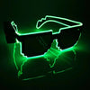 Thug Life LED Party Glasses Wireless Light Up Goggles 1pc (random color)