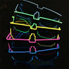 Thug Life LED Party Glasses Wireless Light Up Goggles 1pc (random color)