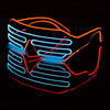 LED Party Goggles Night Events EL Wired Glow Party Wear Glasses 1 pc (random Color)