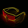 LED Party Goggles Night Events EL Wired Glow Party Wear Glasses 1 pc (random Color)