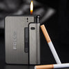 Cigarette Case with Built-in Refillable Lighter – Smart Automatic Cigarette Holder 1pc