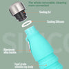 Collapsible Silicone Water Bottle Leakproof Foldable Travel Sports BPA-Free Bottle 1pc