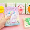 Cartoon Squishy Cover Notebook For Stress Relief And Mindfulness Writing 1pc