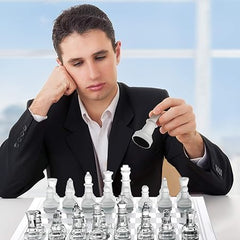 Crystal Glass Acrylic Chess Set Anti-Broken Chess For Gifts, Collectors 1pc