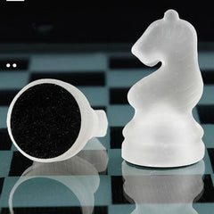 Crystal Glass Acrylic Chess Set Anti-Broken Chess For Gifts, Collectors 1pc