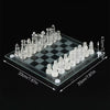 Crystal Glass Acrylic Chess Set Anti-Broken Chess For Gifts, Collectors 1pc