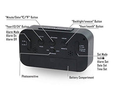 Digital Alarm Table Clock With Bedroom Bedside Clock, Office Desk 1pc