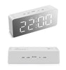 Mirror Digital Alarm Clock For Office Desk, Bedroom Bedside Clock, Makeup Mirror 1pc