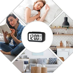 Digital Alarm Table Clock With Bedroom Bedside Clock, Office Desk 1pc