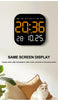 Digital Clock LED Wall Alarm Clock with Remote Control | Large Display, Timer Function, Auto Dimming | Living Room Bedroom Office 1pc