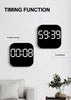 Digital Clock LED Wall Alarm Clock with Remote Control | Large Display, Timer Function, Auto Dimming | Living Room Bedroom Office 1pc