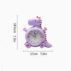 Dinosaur Shaped Alarm Clock For Kid's Bedroom Gift Living Room Decor 1pc