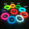 EL Wire LED Costumes Cosplay Outfit Neon Dance Wear 3 meter 1 pc