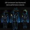 EL Wire LED Costumes Cosplay Outfit Neon Dance Wear 3 meter 1 pc