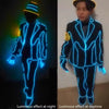 EL Wire LED Costumes Cosplay Outfit Neon Dance Wear 3 meter 1 pc