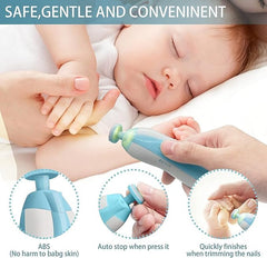 Electric Baby Nail Trimmer Safe Filer Baby Nail Cutter Set