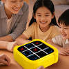 Electronic Tic Tac Toe Bolt Game – Portable Travel Puzzle & Strategy Game for Kids & Adults Yellow 1pc