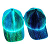 LED Hat Light up Baseball Cap 7 Colors Luminous LED Light Baseball Cap Flash Glow Hat Fiber Optic Cap for Men Women Glow in Dark Party Supplies