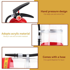 Fire Extinguisher Shaped Beer Dispenser Cocktail Shaker Portable Beverage Dispenser 1 pc
