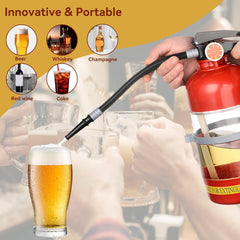 Fire Extinguisher Shaped Beer Dispenser Cocktail Shaker Portable Beverage Dispenser 1 pc