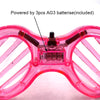 Heart Led Party Goggles Night Events Wireless Partywear Glasses 1PC
