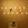 Heart-Shaped LED Curtain Lights Hanging Curtain Fairy Lights For Home, Valentine’s, Christmas Decor 60 Hearts Led Series 1 set