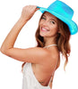 LED Cowboy Western Hat Glow-In-The-Dark Luminated Hat For Halloween And Parties 1 pc