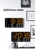 LED Digital Wall Clock With Date And Week Display For Home Decor And Office 1pc